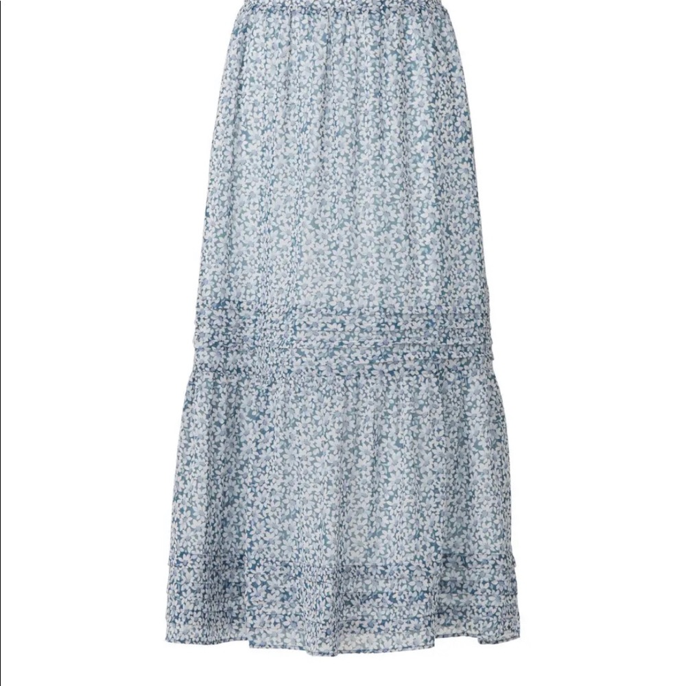 Madewell Floral Pintuck Skirt NWT